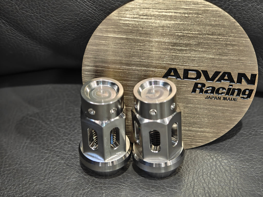 Grandma Titanium Racing Wheel Nuts - Diamond Sliver