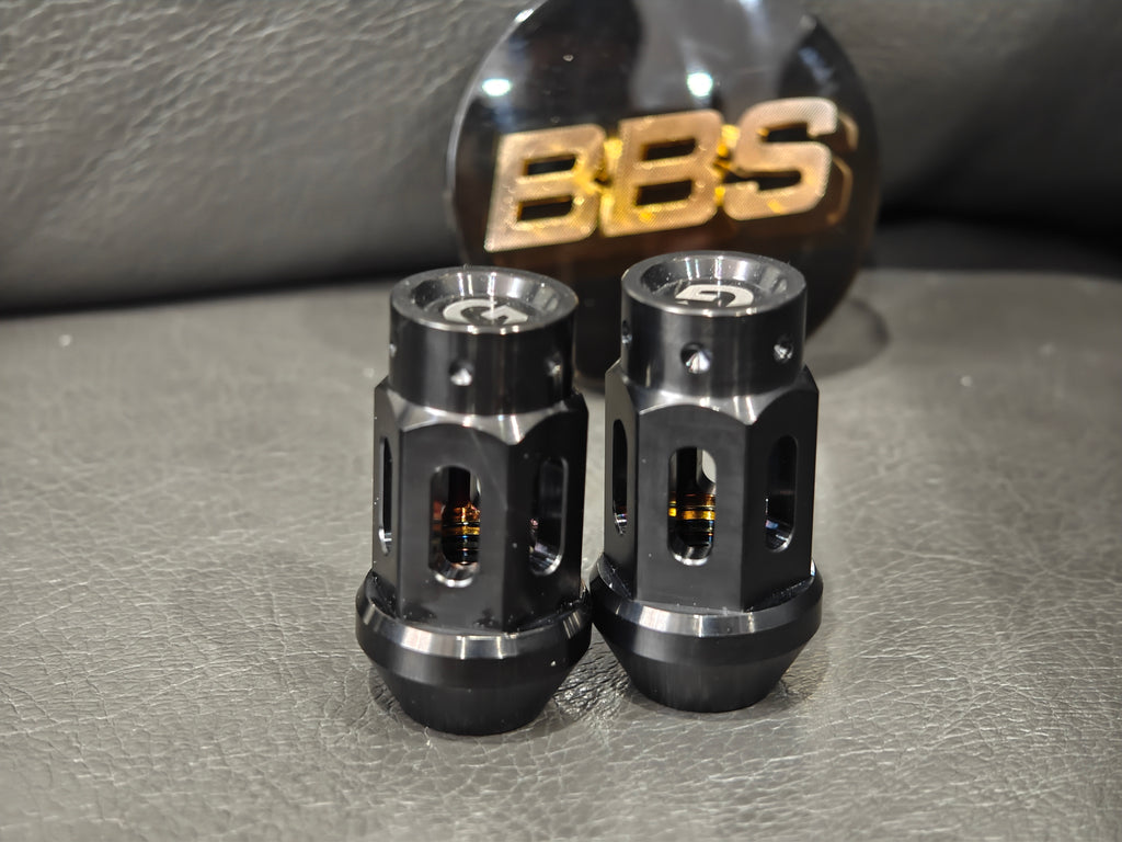 Grandma Titanium Racing Wheel Nuts - Satin Black