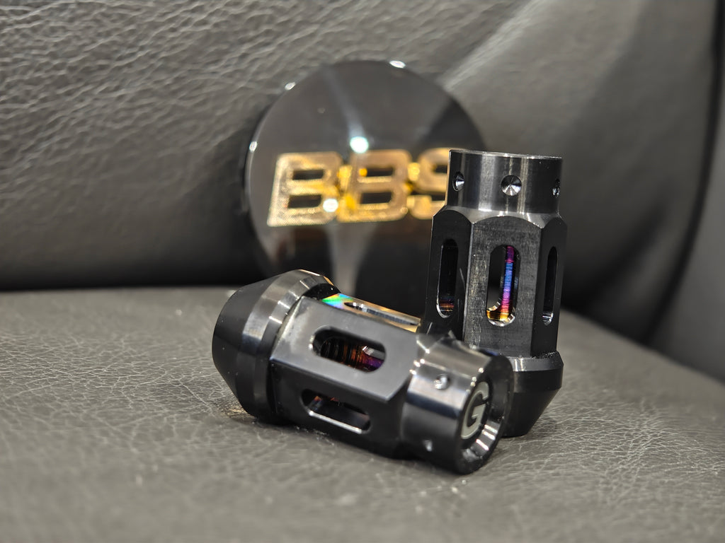 Grandma Titanium Racing Wheel Nuts - Satin Black