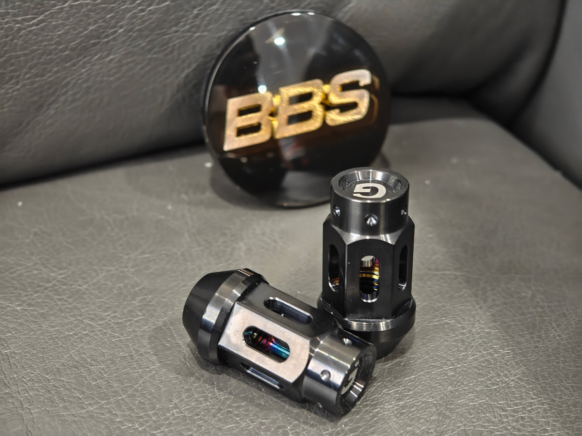 Grandma Titanium Racing Wheel Nuts - Satin Black