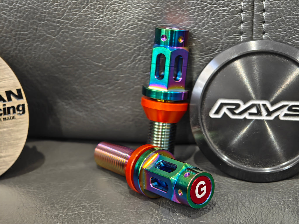 Grandma Titanium Racing Wheel Bolts - Burnt Titanium