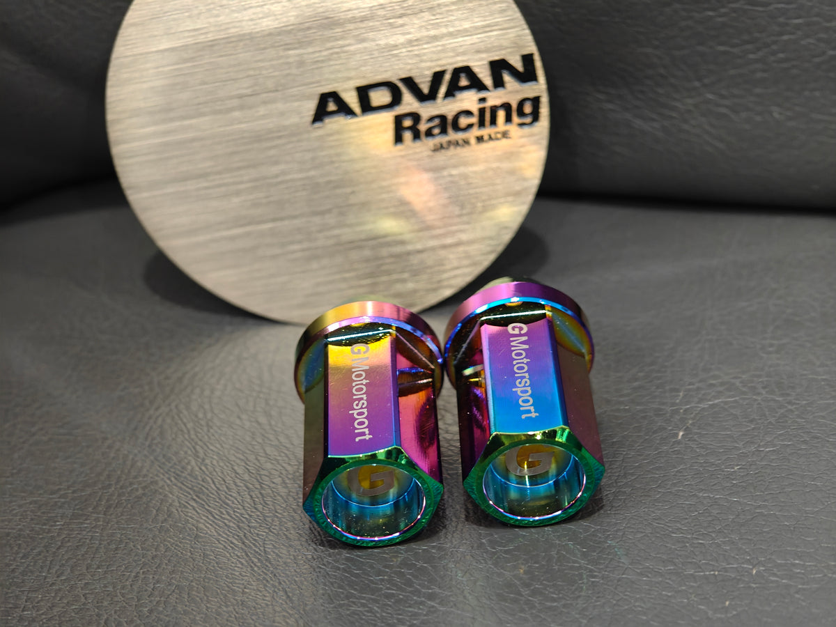Grandma Aluminum Wheel Nuts - Burnt Titanium