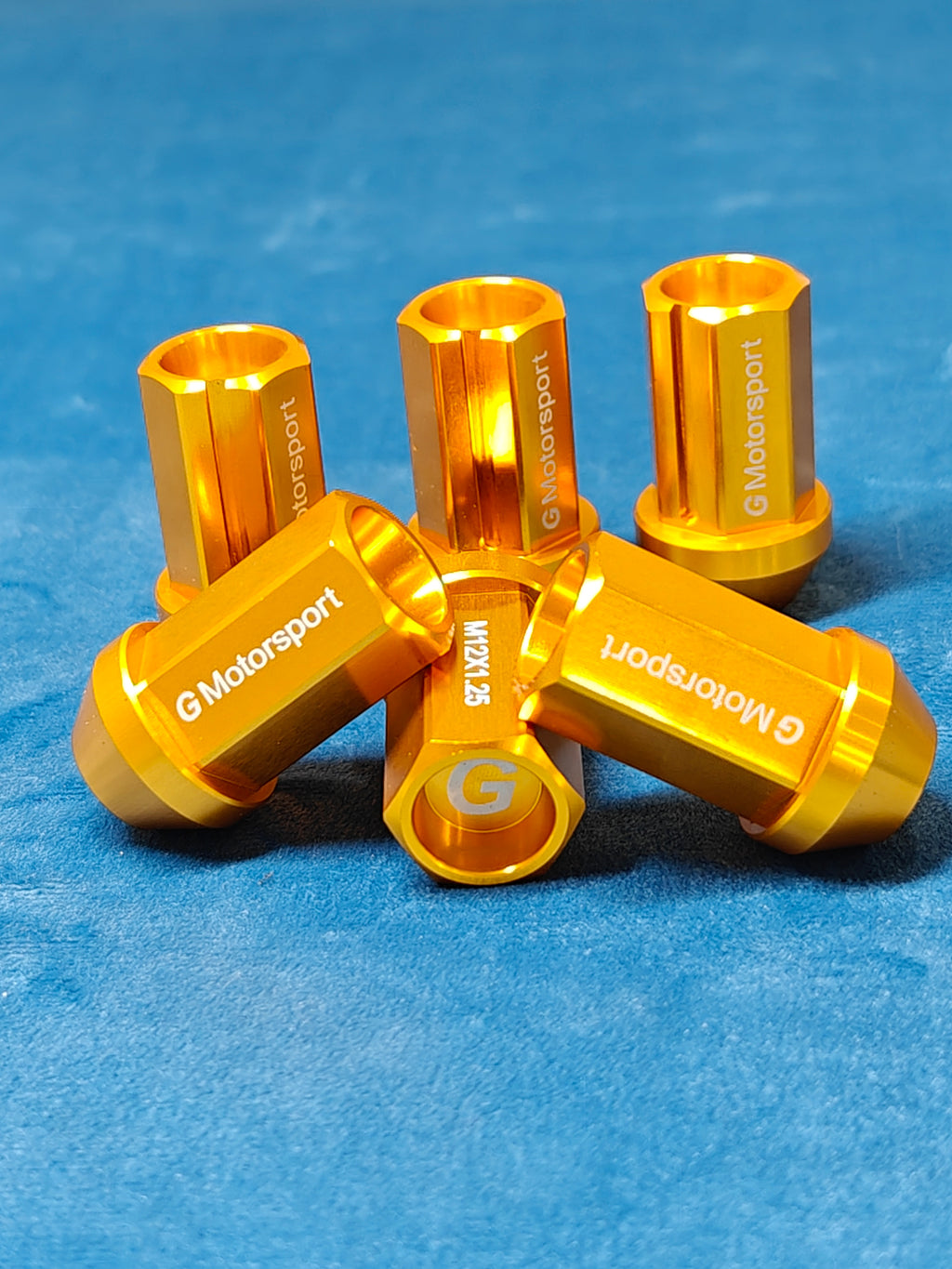 Grandma Aluminium Wheel Nuts - Golden