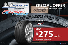 Load image into Gallery viewer, Michelin CUP2 225/45R18 95Y Special Price