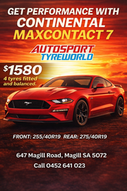 Ford Mustang Continental MC7 Tyres Special