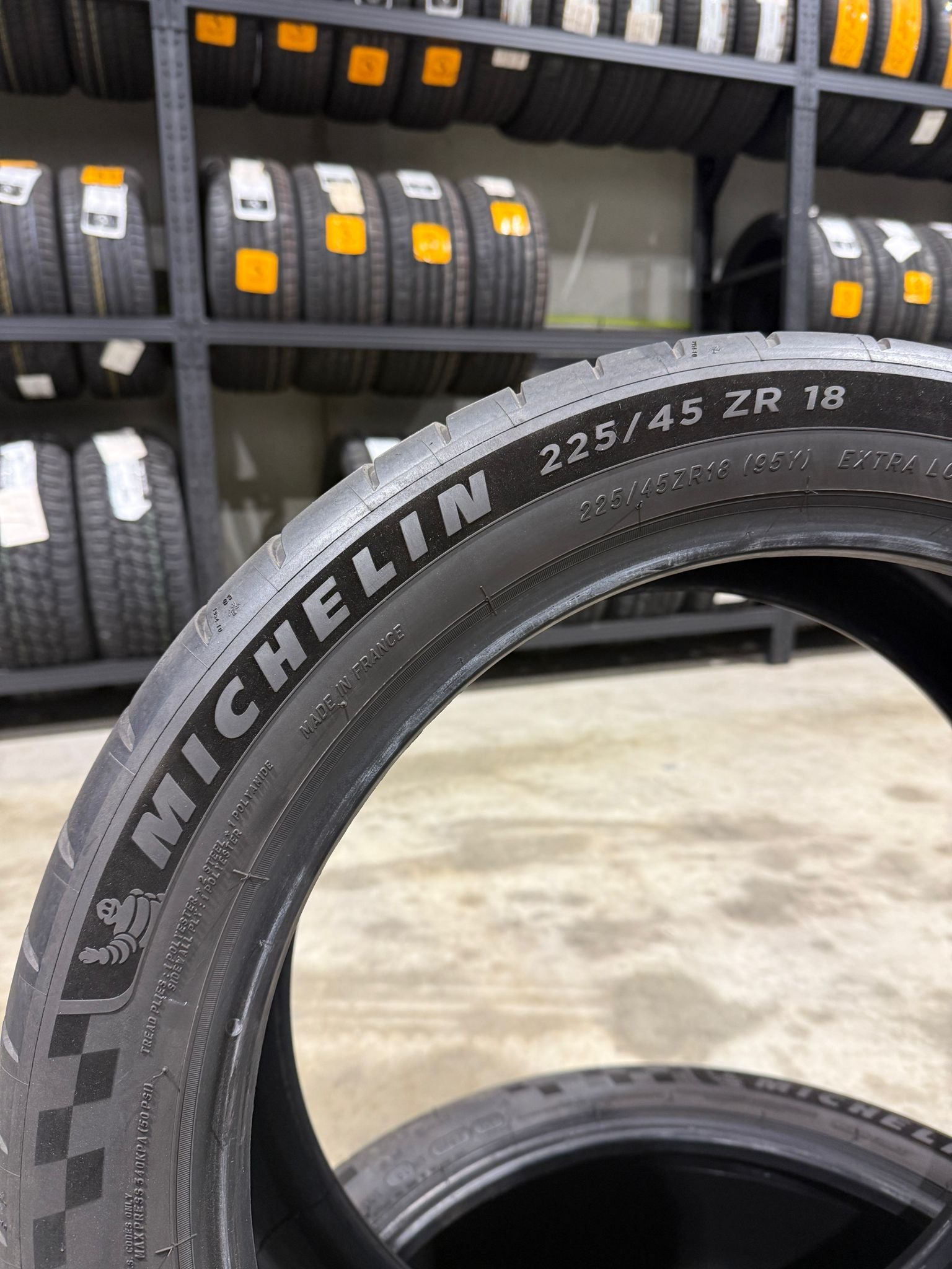 225/45R18 Michelin Pilot Sport Cup 2 Second Hand Call 0433645411 Wingfield Store