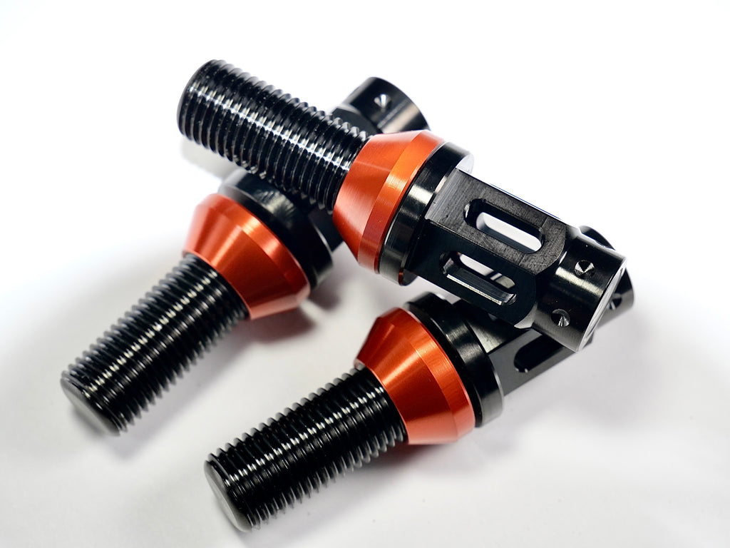 Grandma Titanium Racing Wheel Bolts - Satin Black