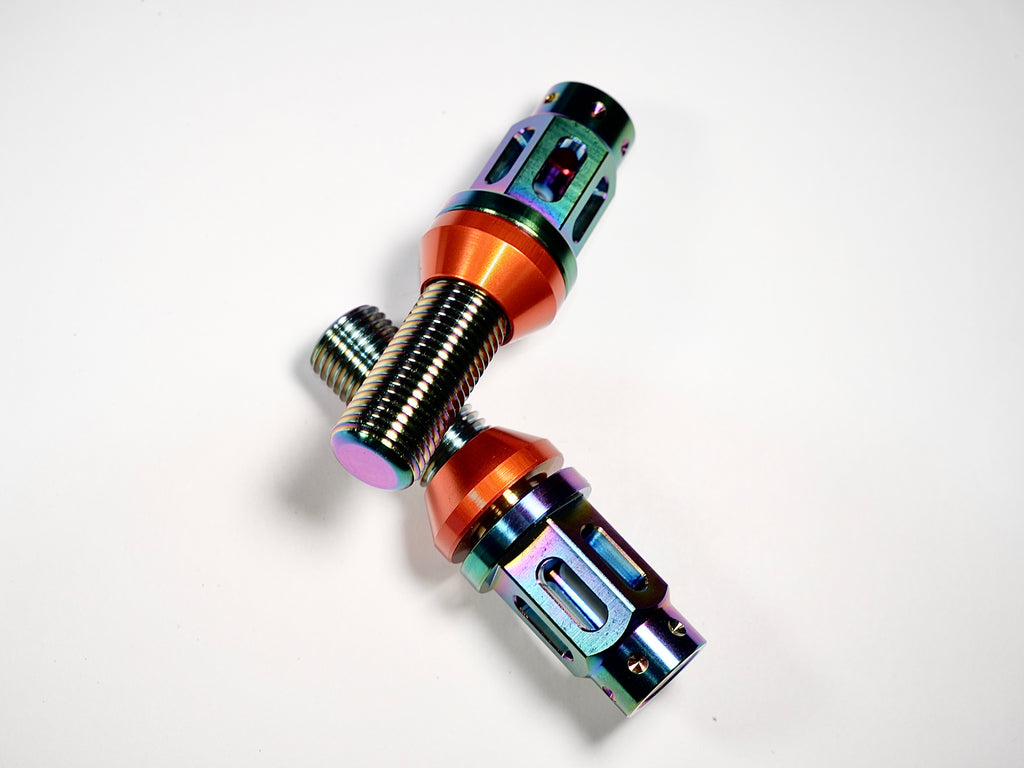 Grandma Titanium Racing Wheel Bolts - Burnt Titanium