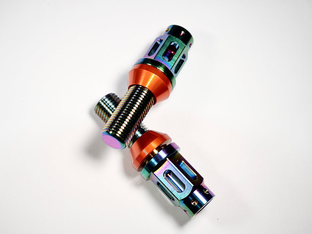Grandma Titanium Racing Wheel Bolts - Burnt Titanium