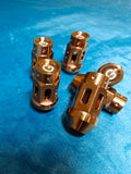 Grandma Titanium Racing Wheel Nuts - Rose Gold