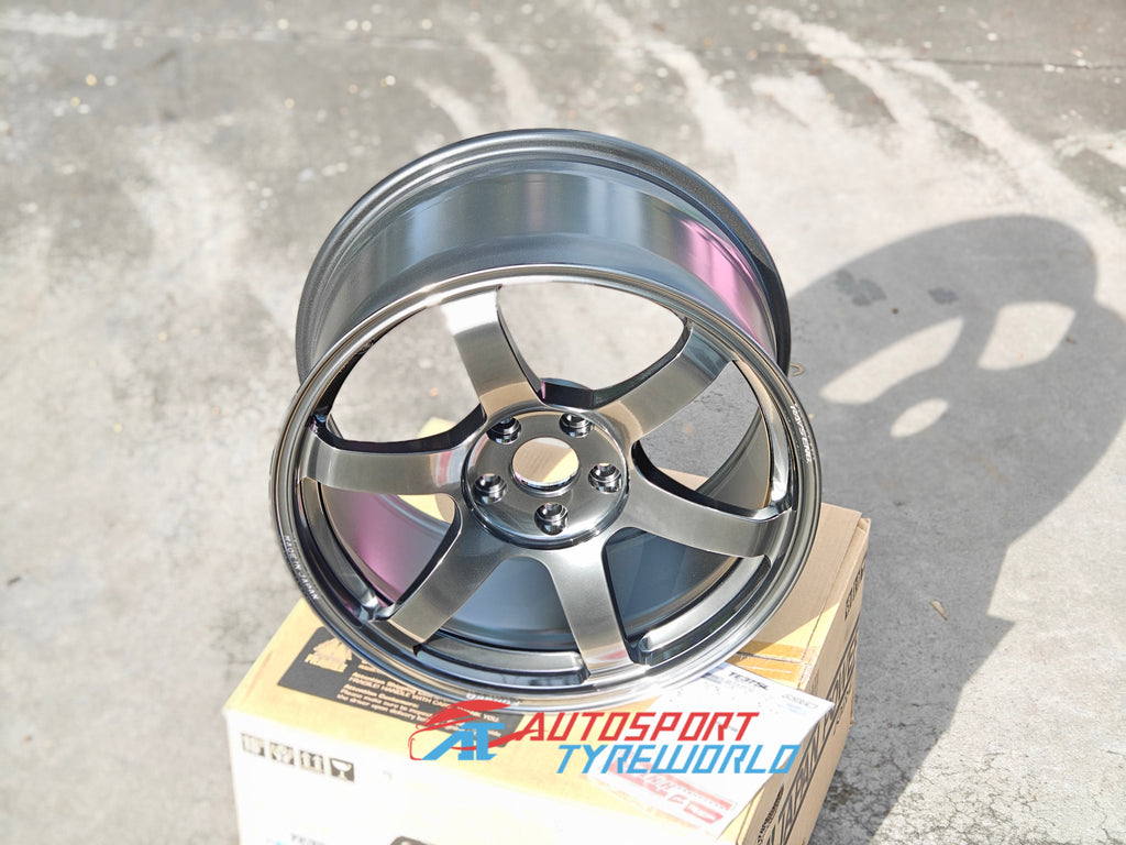 Rays TE37SAGA SL - Shining Black Metal (GR Yaris/STI) 18X9.5 +39 5X114.3