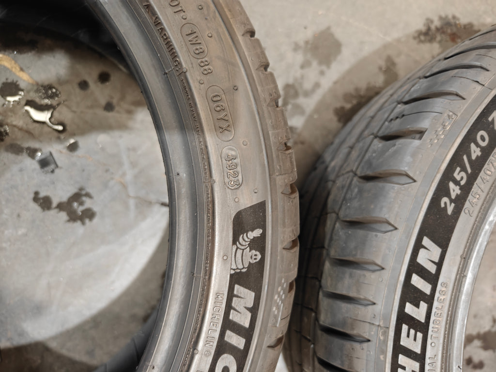 245/40R18 X4 Tyres Michelin Polit Sport 5 (Second Hand, Nearly New)