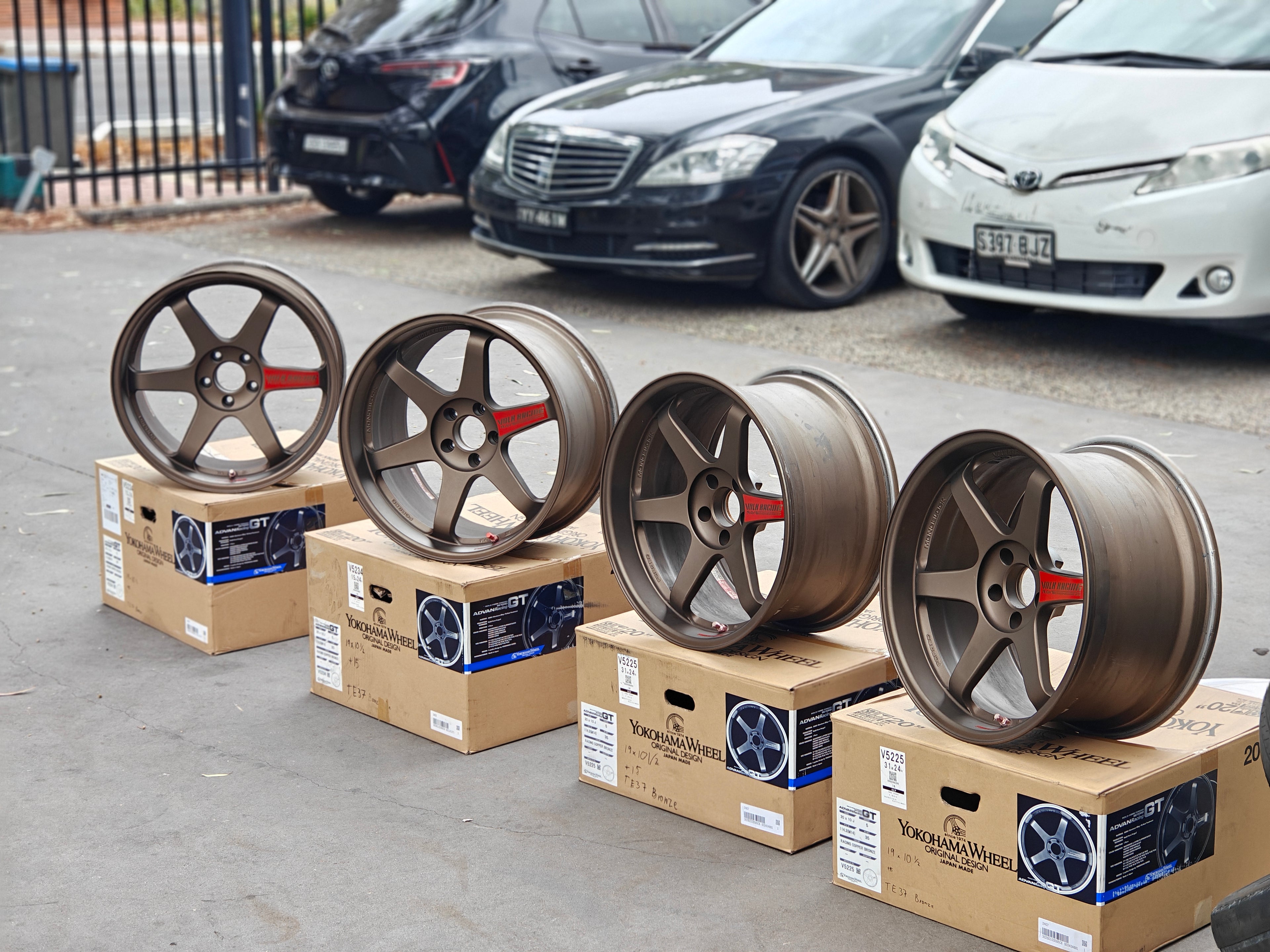 Rays Volk Racing TE37SL 19X10.5 +15 5X114.3 (Second Hand)