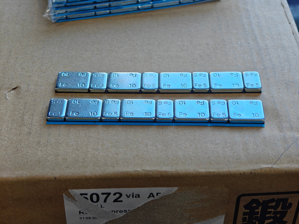 Stick On Wheel Weights 5/10 gm SO5/10 in Silver