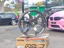 Load image into Gallery viewer, Rays TE37SAGA SL - Shining Black Metal (GR Yaris/STI) 18X9.5 +39 5X114.3