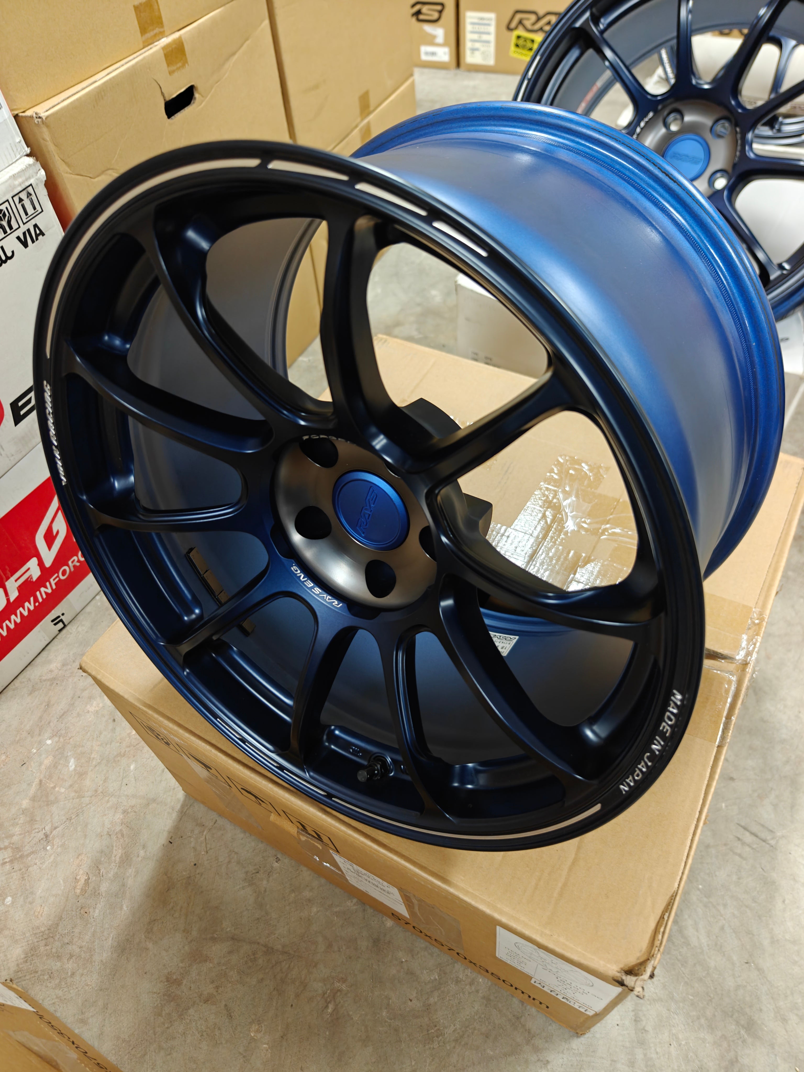Rays ZE40 Time Attack III to fit GTR or 370Z in 18 inch (Second Hand)