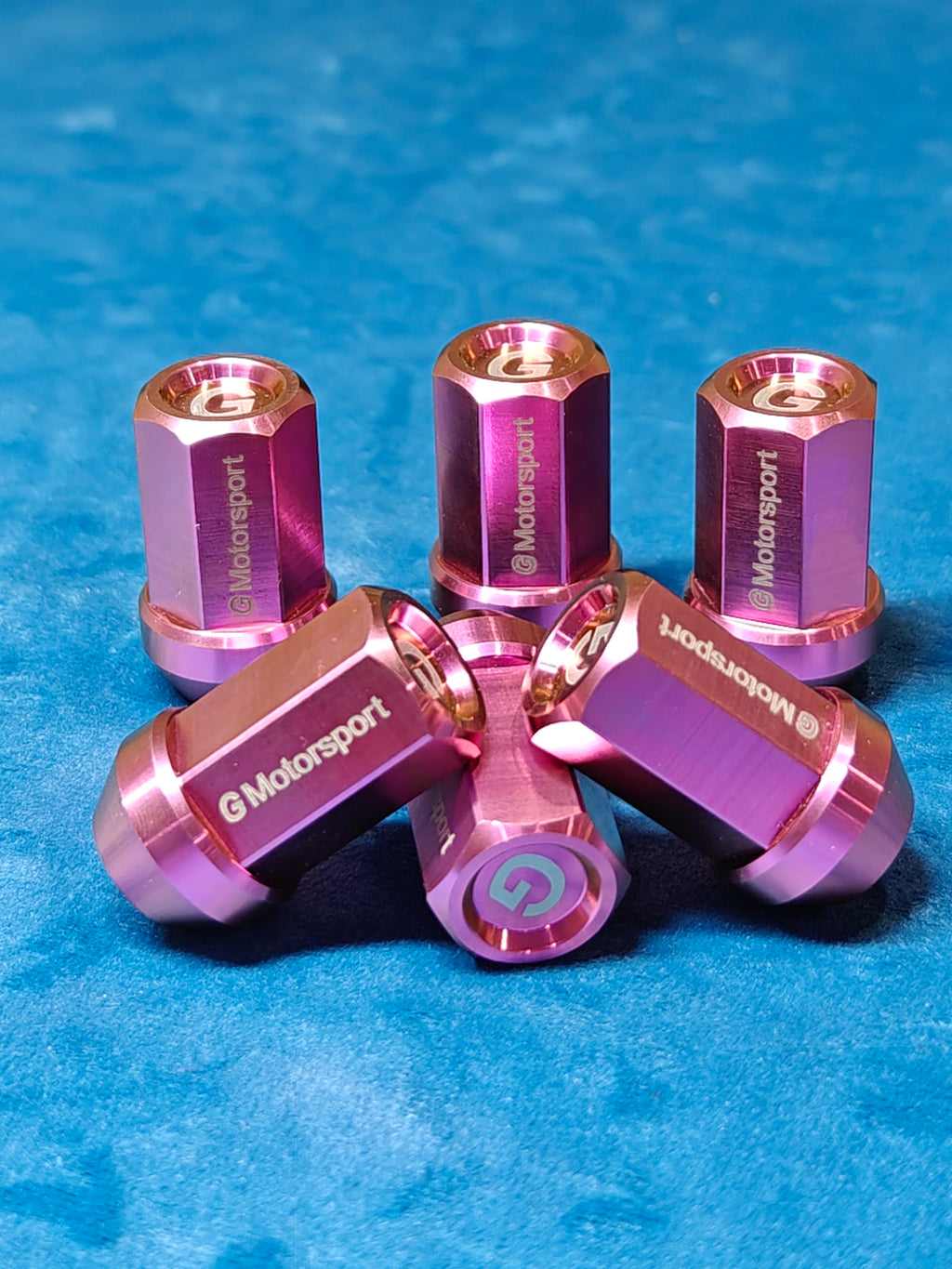 Grandma Aluminum Wheel Nuts - Pink