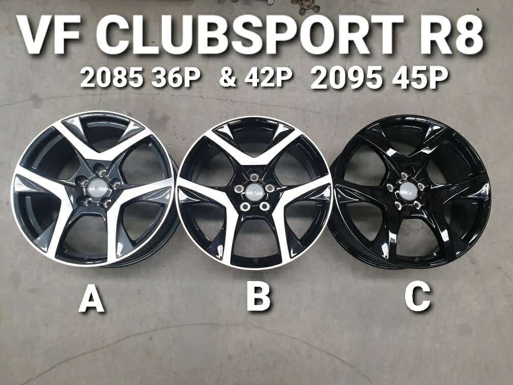 Holden VE and VF aftermarket Replica rims 20X8.5 and 20X9.5