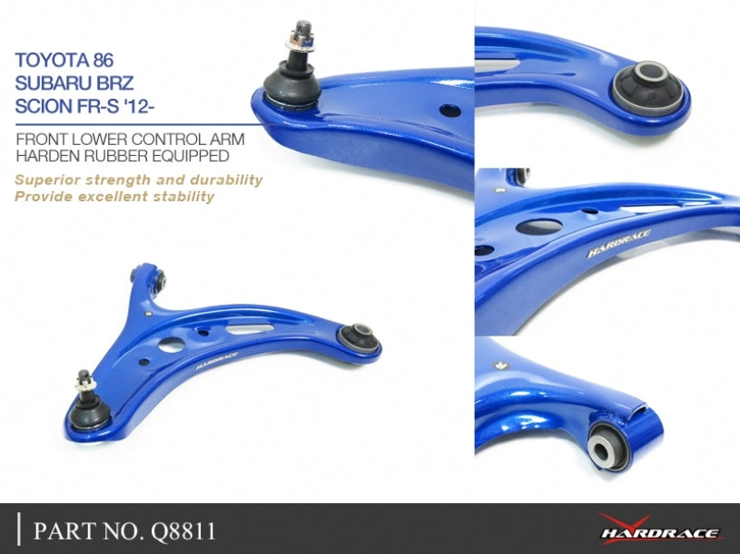 Front Lower Control Arm Subaru, Toyota, 86, Brz, FR-S, ZC6, ZN6, FT86/FR-s ZN6/ZC6