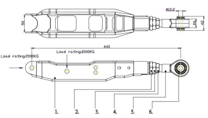 Rear Lower Control Arm Subaru, Toyota 86, Brz, FRS, Impreza, Legacy, Levorg, Outback, XV, VR 09-14, BS14-, 1S