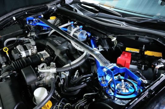 Cusco Strut Tower Brace - Front: Type - OS- Toyota, Subaru, 86, BRZ, GR86, ZC6/ZD8/ZN6/ZN8, 965 540 A