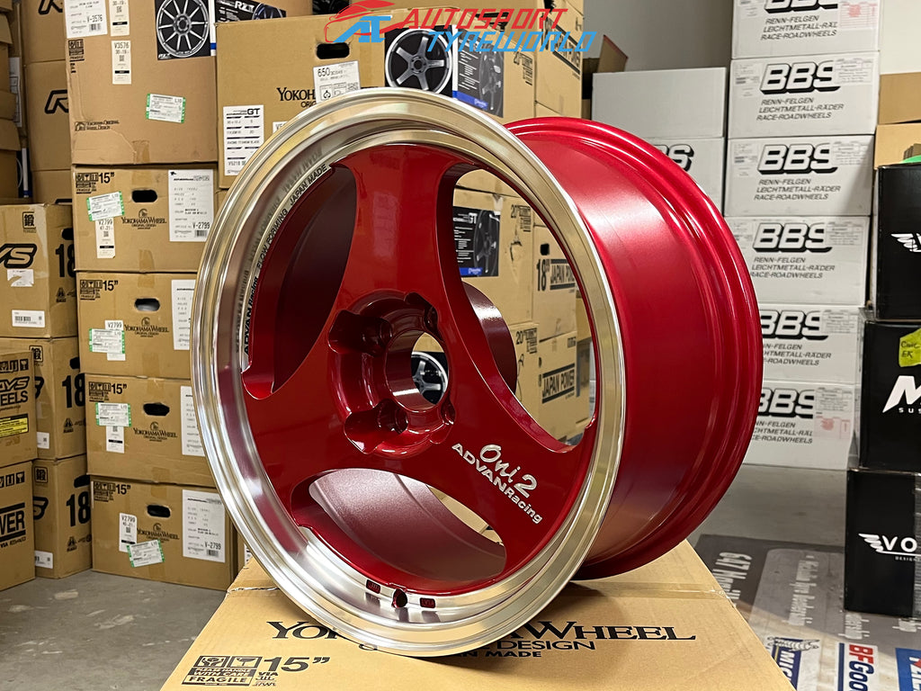 Advan ONI2 - Machinging and Racing Candy Red 15 inch