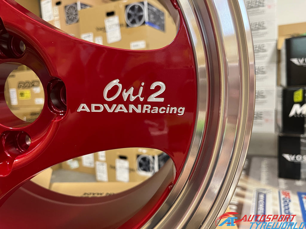 Advan ONI2 - Machinging and Racing Candy Red 15 inch
