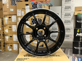 Advan Racing RZII - Racing Gloss Black and Ring (GBR) 15 Inch