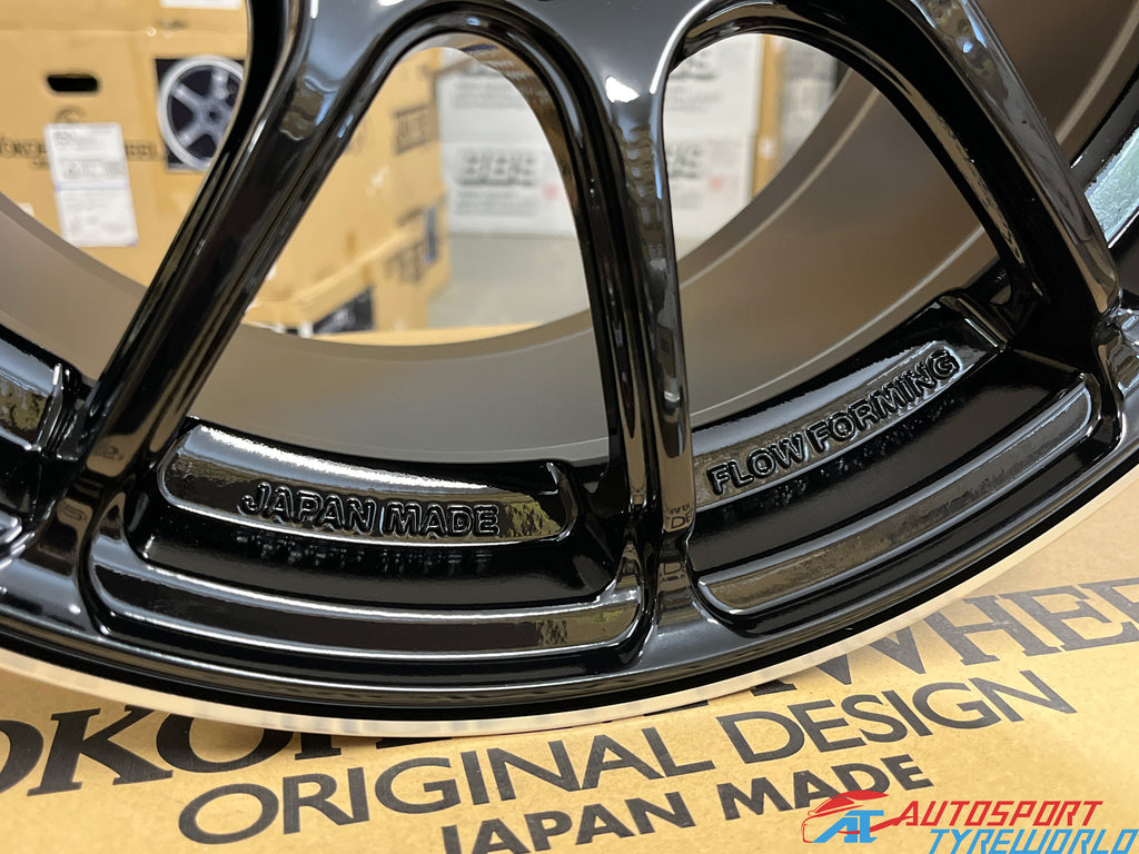 Advan Racing RZII - Racing Gloss Black and Ring (GBR) 15 Inch