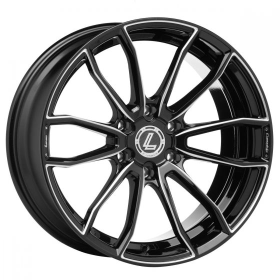 Lenso CONQUISTA ENZO GLOSS BLACK SPOKE CHAMFER