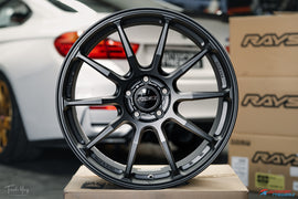 Rays HYUGA HP10 - Matte Super Dark Gunmetal (APJ)