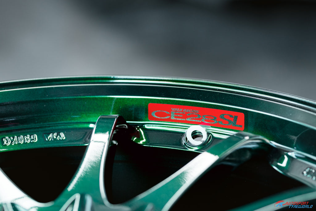 Rays Volk Racing CE28SL - 18X10, +40, 5X114.3 - Racing Green