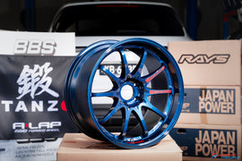 Rays Volk Racing CE28SL - 18X9.5, +15, 5X114.3 - Mag Blue