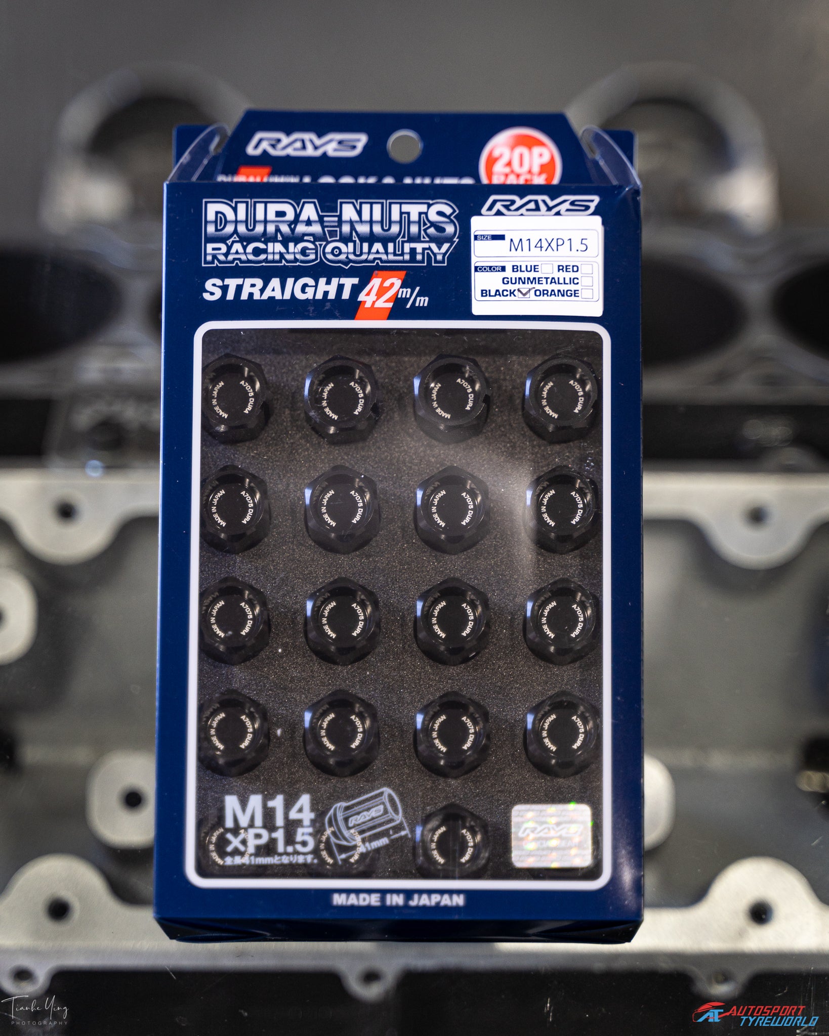 Rays Duralumin Wheel Lock and Nuts 42mm M14X1.5