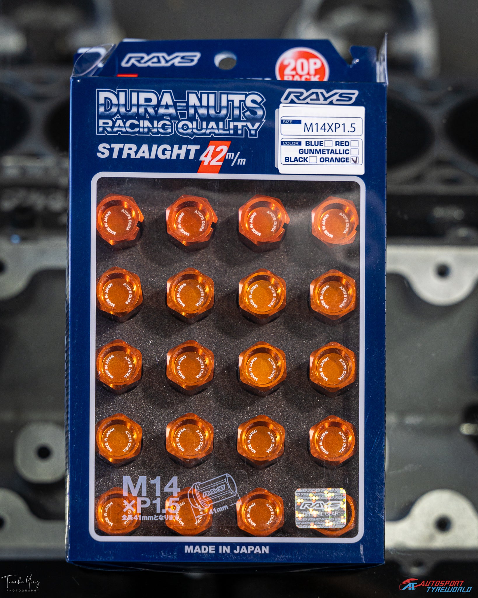 Rays Duralumin Wheel Lock and Nuts 42mm M14X1.5