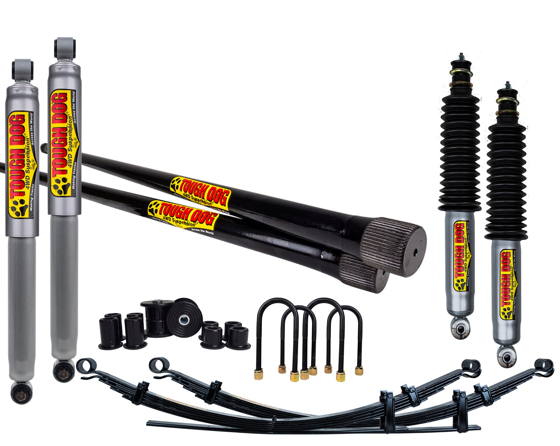 40MM ADJUSTABLE TOUGH DOG SUSPENSION KIT TO SUIT ISUZU DMAX (2008-2012)