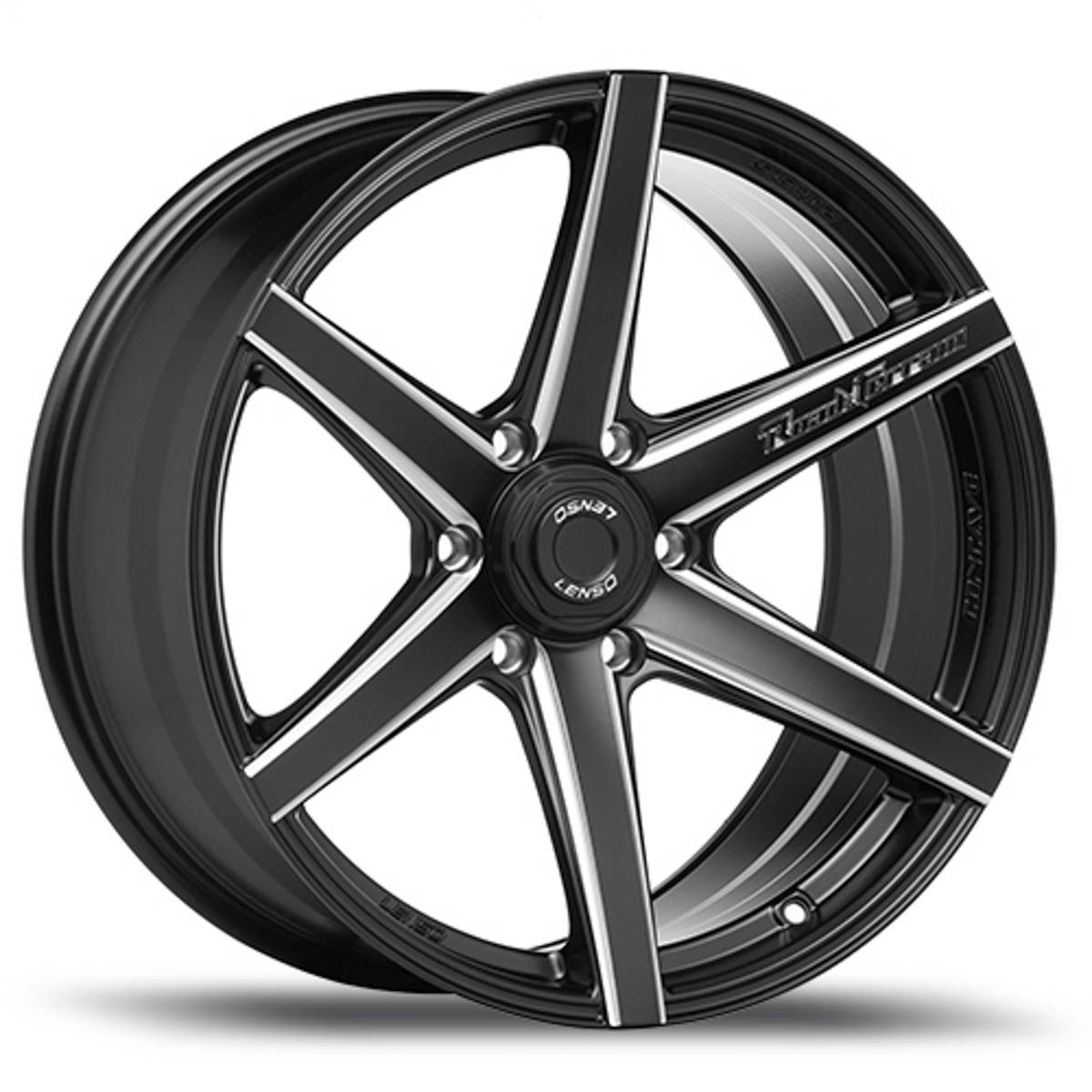 Lenso RTH SATIN BLACK SPOKE CHAMFER