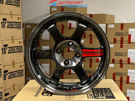 Rays Volk Racing TE37SL in Double Black 15 inch (PW)