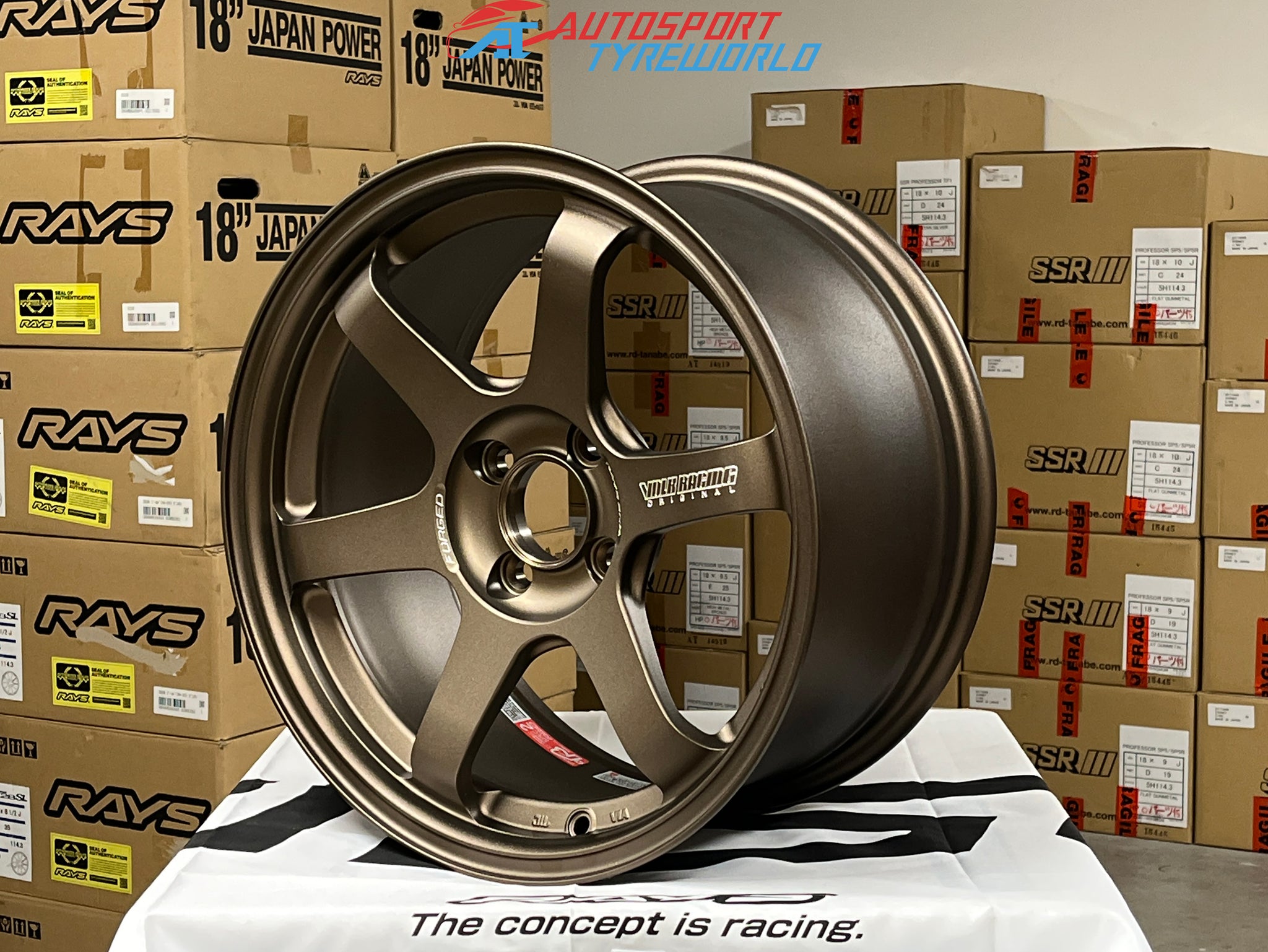 Rays TE37 Sonic - Almite Bronze – Autosport Tyre World Magill