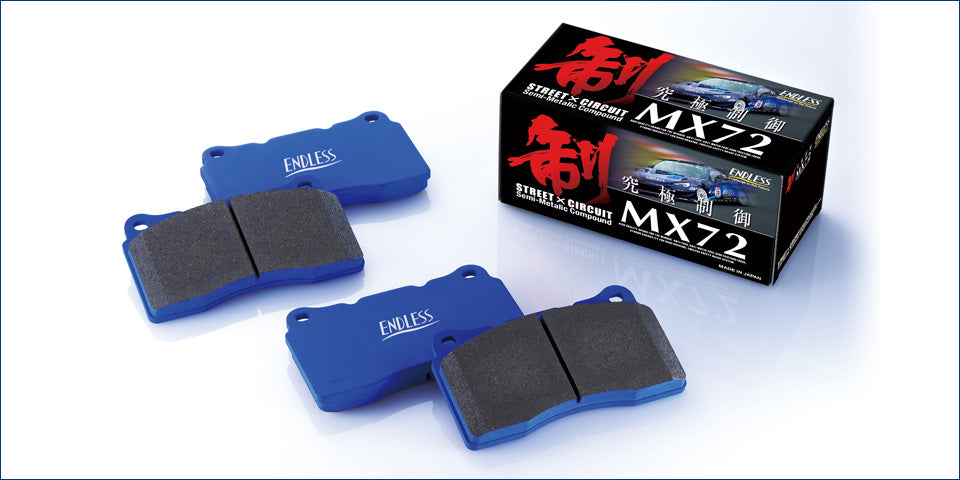 Endless MX72 Brake Pads for GTR32, GTR33, GTR34 front and rear